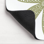 Hübsche Blume - Khaki Mousepad (Ecke)