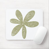 Hübsche Blume - Khaki Mousepad (Mit Mouse)