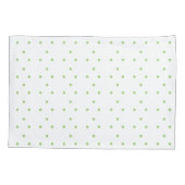 Hübsche Blume Kunstgrenze für stilisierte Tulpen Kissenbezug (Rückseite-Links)