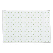 Hübsche Blume Kunstgrenze für stilisierte Tulpen Kissenbezug (Rückseite-Rechts)