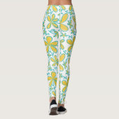 Hübsche Blume Leggings (Rückseite)