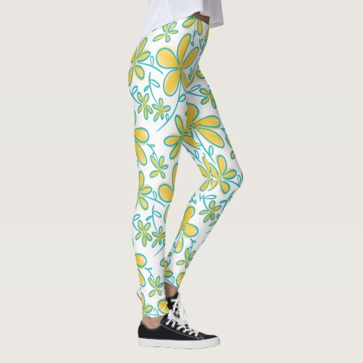 Hübsche Blume Leggings (Rechts)