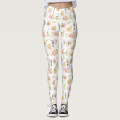 Hübsche Blume Leggings (Vorderseite)