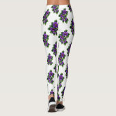 Hübsche Blume Leggings (Rückseite)
