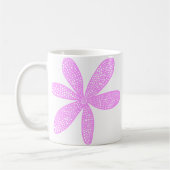 Hübsche Blume - Leichte Violette Kaffeetasse (Links)