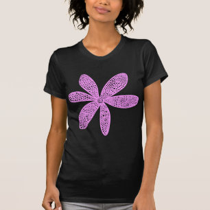 Hübsche Blume - Leichte Violette T-Shirt
