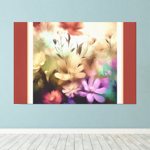 Hübsche Blume - Leinwand