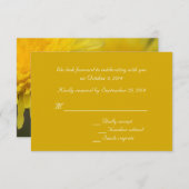 Hübsche Blume-Löwenzahn Einladung (Vorne/Hinten)