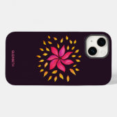 Hübsche Blume Mädchenname Case-Mate iPhone Hülle (Rückseite (Horizontal))