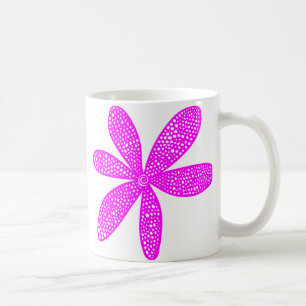 Hübsche Blume - Magenta Kaffeetasse