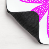 Hübsche Blume - Magenta Mousepad (Ecke)