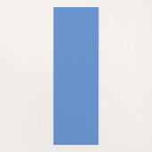 Hübsche Blume Mandala Pattern Blau Yogamatte (Rückseite)