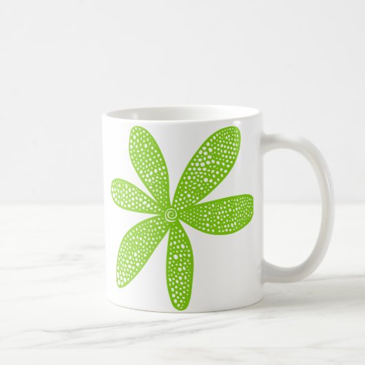 Hübsche Blume - Mars Green Kaffeetasse (Rechts)