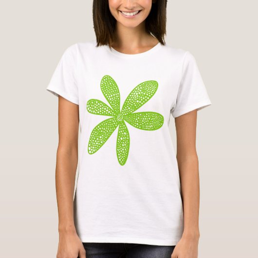 Hübsche Blume - Mars Green T-Shirt (Vorderseite)