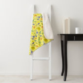 Hübsche Blume mit benutzerdefiniertem gelben Hinte Sherpadecke (Beispiel)