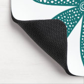 Hübsche Blume - Moss Green Mousepad (Ecke)