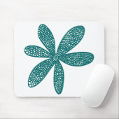 Hübsche Blume - Moss Green Mousepad (Mit Mouse)