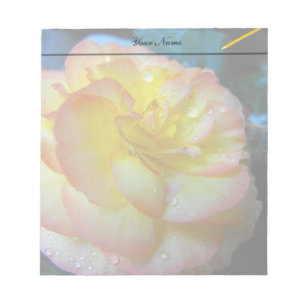 hübsche Blume Notizblock