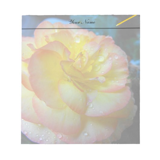 hübsche Blume Notizblock (Vorderseite)