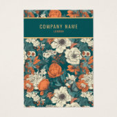 Hübsche Blume Ohrring-Grafikkarte (Vorderseite)