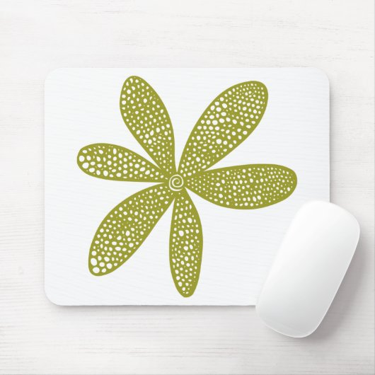 Hübsche Blume - Olivenöl Mousepad (Mit Mouse)
