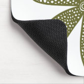 Hübsche Blume - Olivenöle Mousepad (Ecke)