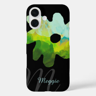 hübsche Blume personalisiert iPhone 16 Hülle