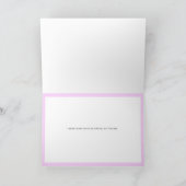 Hübsche Blume Personalisiert Happy Birthday Card Karte (Innenseite)