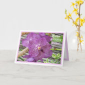 Hübsche Blume Personalisiert Happy Birthday Card Karte (Gelbe Blume)