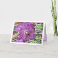 Hübsche Blume Personalisiert Happy Birthday Card