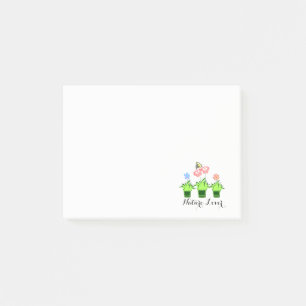 "hübsche Blume Pflanze" klebrige Notizen, post it Post-it Klebezettel