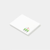 "hübsche Blume Pflanze" klebrige Notizen, post it Post-it Klebezettel (angewinkelt)