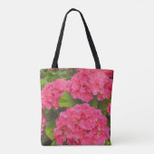 Hübsche Blume Pink Hydrangea Garden Totasche Tasche (Rückseite)