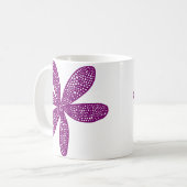 Hübsche Blume - Plum Kaffeetasse (Vorderseite Links)