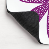 Hübsche Blume - Plum Mousepad (Ecke)