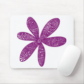Hübsche Blume - Plum Mousepad (Mit Mouse)
