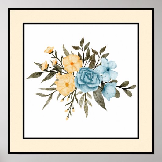 Hübsche Blume Poster (Vorne)