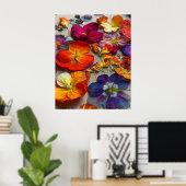 Hübsche Blume Poster (Heimbüro)