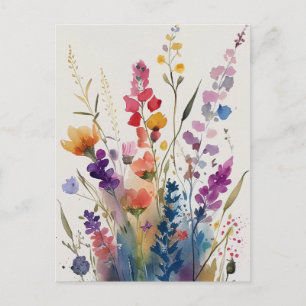 Hübsche Blume Postkarte
