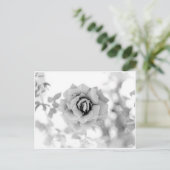 Hübsche Blume Postkarte (Stehend Vorderseite)