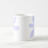 Hübsche Blume - Pulver blau Kaffeetasse (Mittel)