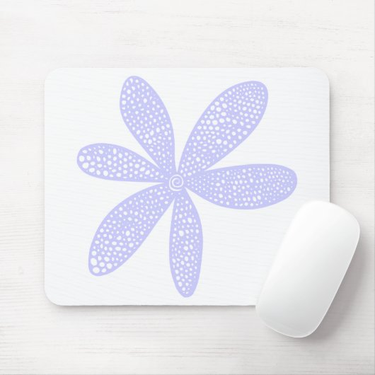 Hübsche Blume - Pulver blau Mousepad (Mit Mouse)