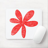 Hübsche Blume - Rot Mousepad (Mit Mouse)