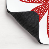 Hübsche Blume - Ruby Red Mousepad (Ecke)