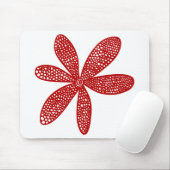 Hübsche Blume - Ruby Red Mousepad (Mit Mouse)