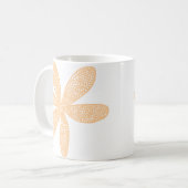 Hübsche Blume - Sand Kaffeetasse (Vorderseite Links)