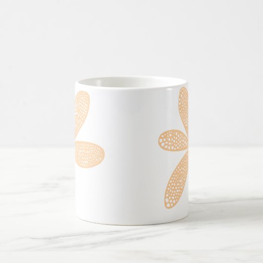 Hübsche Blume - Sand Kaffeetasse (Mittel)