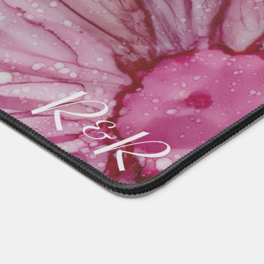 Hübsche Blume Schreibtischmatte (Ecke)