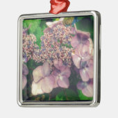Hübsche Blume Silbernes Ornament (Links)
