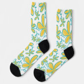Hübsche Blume Socken (Linkes Detail)